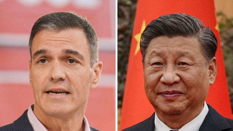 el presidente del gobierno pedro sanchez y el de china xi jinping 4 800x450