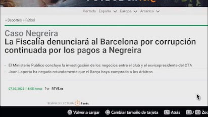 EL BARSA-GATE SIGUE