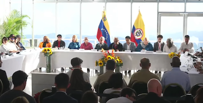 UN DIA MÁS DE NEGOCIACIONES ENTE EL E.L.N. Y PETRO
