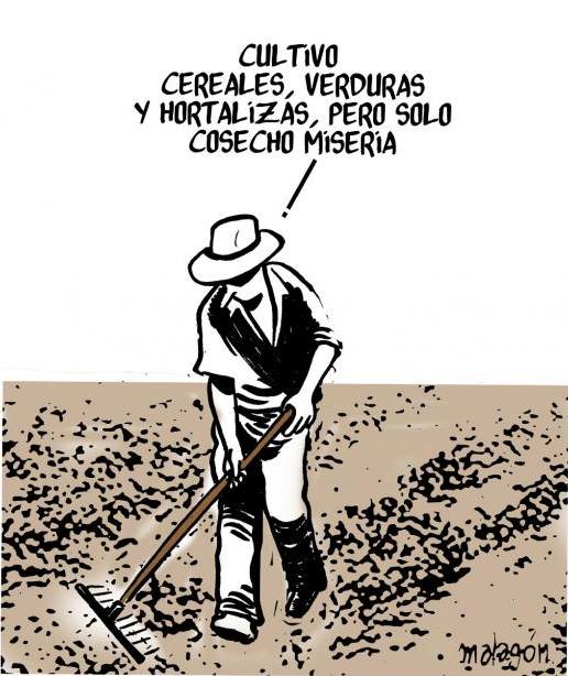 LOS BANCOS SACAN PROVECHO DE LOS AGRICULTORES POR LA SEQUÍA