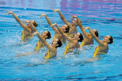 NATACION SINCRONIZADA: ESPAÑA GANA POR NO SALIRSE DE LOS CÁNONES