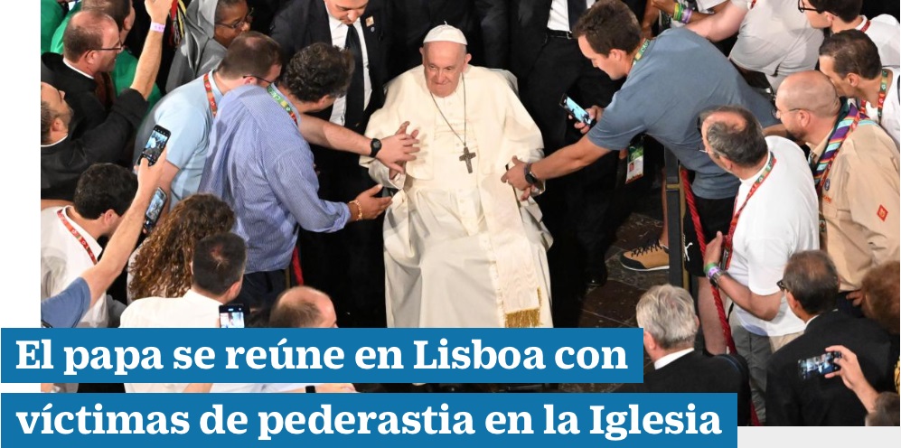 PORTUGAL: EL PAPA, DEDICADO A PEDIR DISCULPAS, PERO NADA MÁS