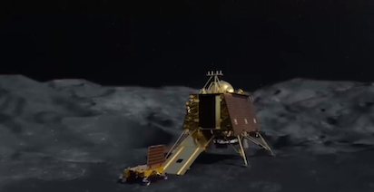 INDIA EN EL POLO SUR DE LA LUNA