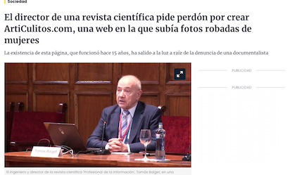 EL DIRECTOR CIENTIFICO Y SUS “CULITOS.”