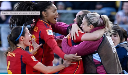 FUTBOL FEMENINO: ESPAÑA A SEMIFINALES