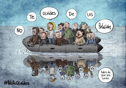 No te olvides ElKoko Parrilla refugiados pateras