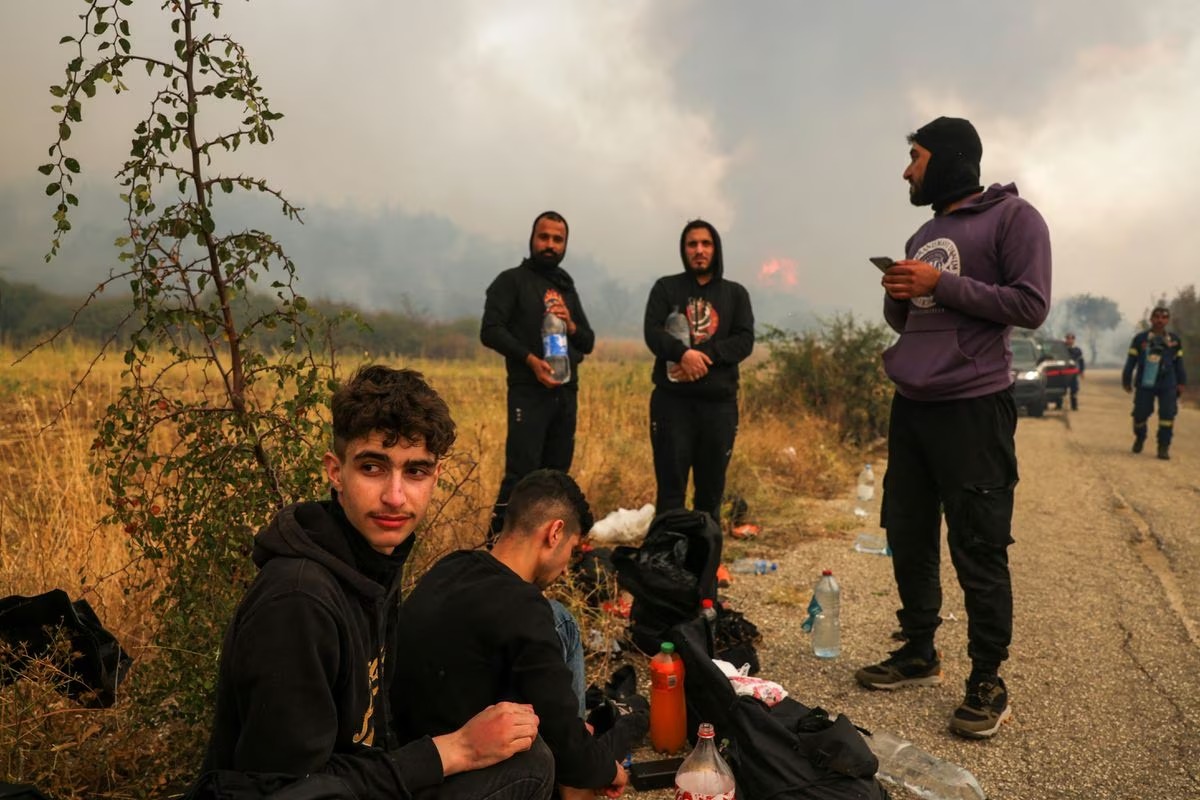 GRECIA: LOS INMIGRANTES SON LOS CAUSANTES DE SU MUERTE EN LOS INCENDIOS
