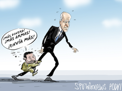 zelenski y su ayuda
