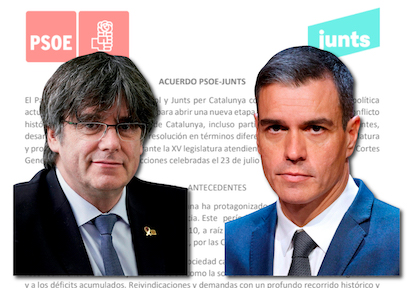 CULEBRON INVESTIDURA: JUNST PER CAT Y PSOE FIRMAN