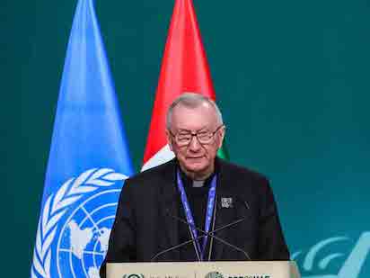 cop28 vaticano pietro parolin