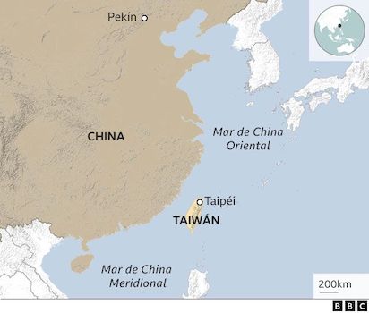 taiwan mapa