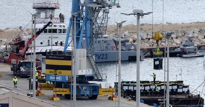 Aid para Gaza se carga en Larnaca