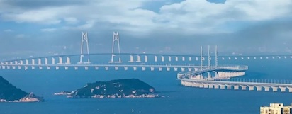 Hong Kong Zhuhai Macao bridge China 64 25