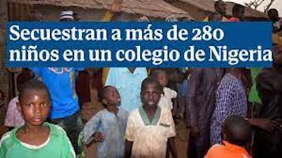 SECUESTRO DE NIÑOS EN NIGERIA: EUROPA HA CREADO LAS CONDICIONES