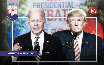 EEUU DEBATE: TRUMP GANA POR GOELADA A UN BIDEN EN BABIA