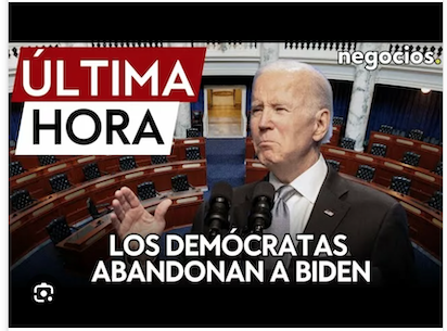BIDEN SE QUIERE QUEDAR Y EL RESTO QUIERE QUE SE VAYA