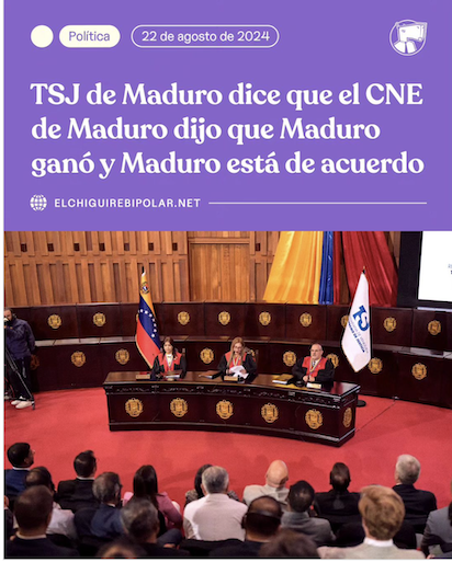 LA LEY DE MADURO RATIFICA EN EL FRAUDE