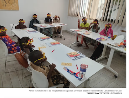 ENSEÑAR CASTELLANO EN SENEGAL A NIÑOS ESPAÑOLES DE PADRES SENEGALESES