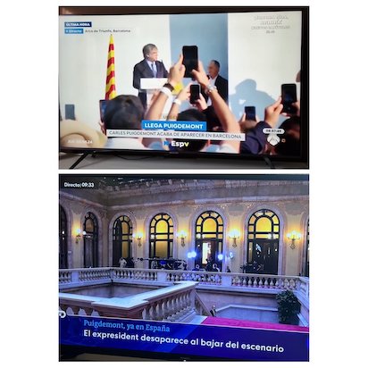 “NOTICIA MUNDIAL”: PUIGDEMONT APARECE Y DESAPARECE, PERO ESTÁ