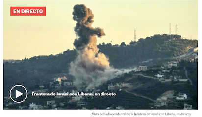GUERRA: AHORA ISRAEL-HEZBOLÁ, SE EXPANDE EL CONFLICTO