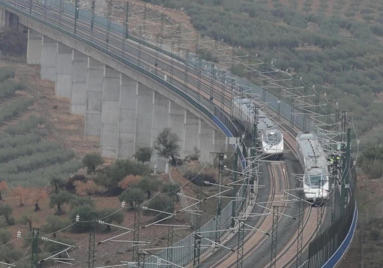 MÁLAGA: DESCARRILA UN AVE A CAUSA DE LAS LLUVIAS