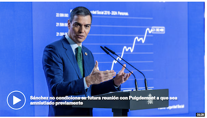 SANCHEZ Y PUIGDEMONT, VA A SER QUE SÍ