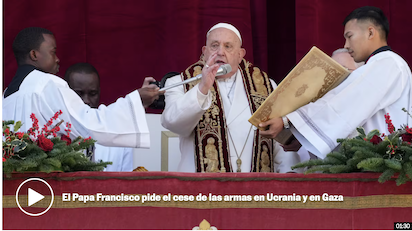 “QUE CALLEN LAS ARMAS”, QUÉ POSICIÓN TAN FÁCIL, PAPA FRANCISCO
