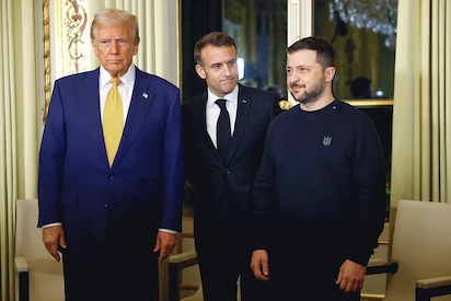 TRUMP Y ZELENSKI EN LA APERTURA DE NOTRE DAME