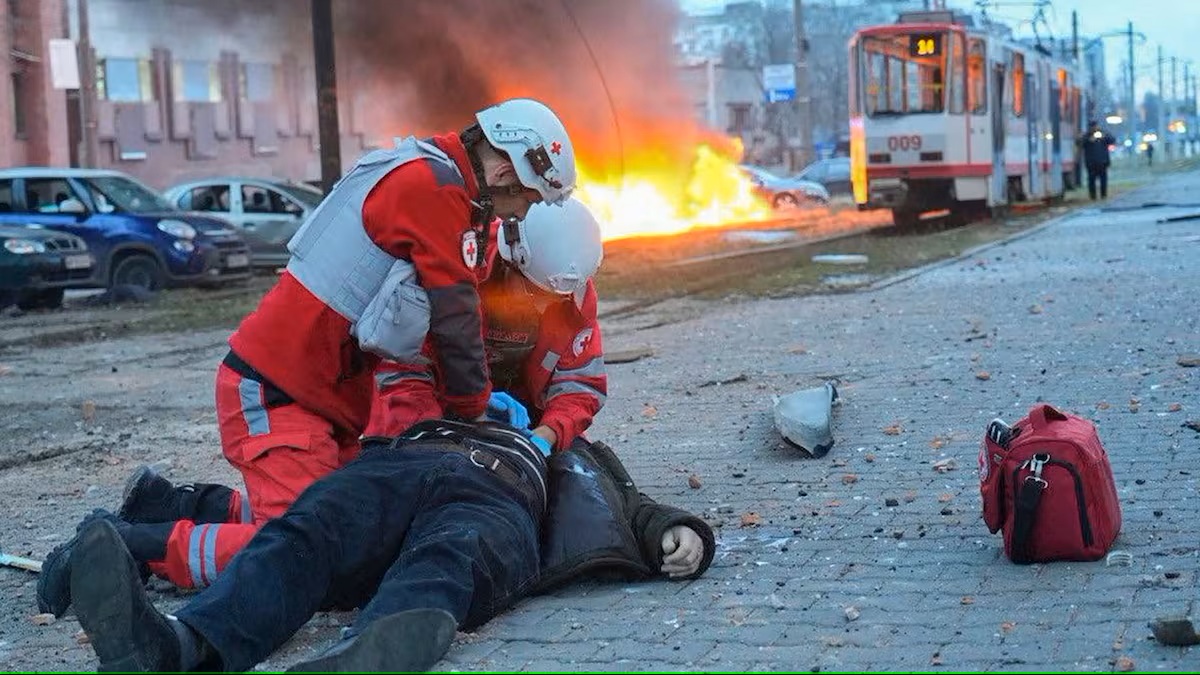 CONFLICTO EN UCRANIA: BOMBARDEO SELECTIVO EN ZAPORIYIA