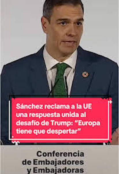 PEDRO I, EL ADALID DE EUROPA CONTRA TRUMP… ¡DE VERDAD!