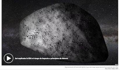 EL ASTEROIDE QUE NOS RONDA LLEVA LAS CONCO BASES NITROGENADAS DEL DNA