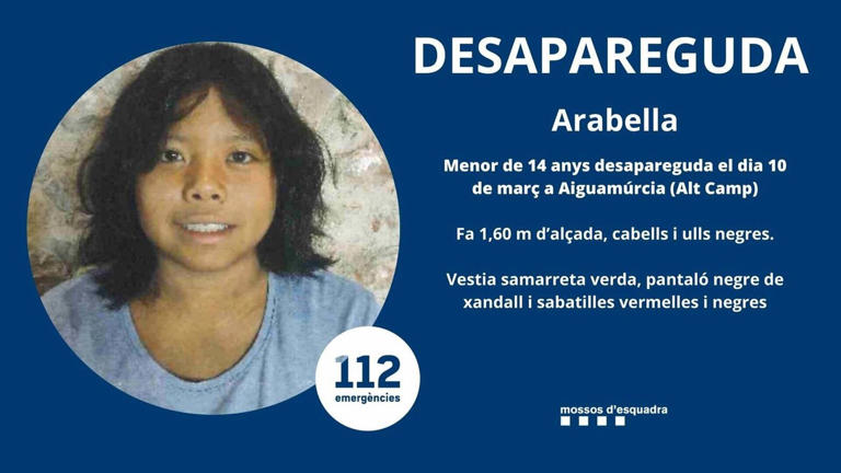 TARRAGONA: HALLAN MUERTA LA MENOR DESAPARECIDA EL LUNES