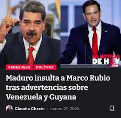 MADURO -EL DIPLOMATICO- INSULTA A EEUU