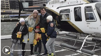 ACCIDENTE DE HELICÓPTERO: 5 TURISTAS MUERTOS
