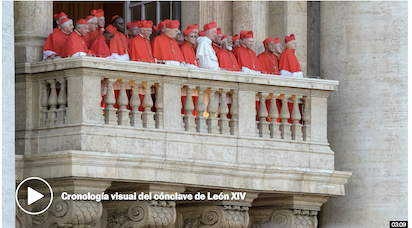 LEON XIV: EL PAPA QUE SE ELIGIO DESPUÉS DE COMER