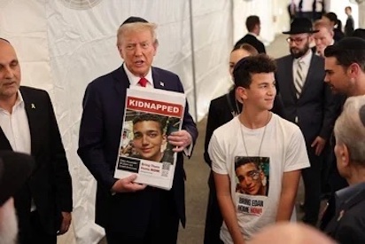 HAMAS LIBERA A UN REHEN NORTEAMERICANO ANTES DE LA VISITA DE TRUMP