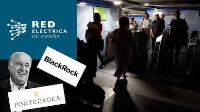 TRAS EL APAGÓN BLACK ROCK SE VA DE LA MEJOR RED ELECTRICA DEL MUNDO