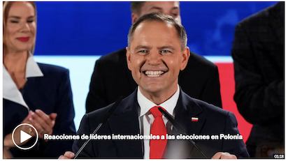 POLONIA ELIGE UN PRESIDENTE CONTRARIO AL PRIMER MINISTRO