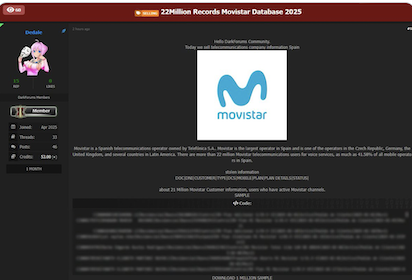 HACKEO A MOVIESTAR: FILTRACION 1 MILLON DE REGISTROS DE CLIENTES
