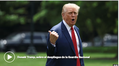 TRUMP: “¡A MI LA GUARDIA!”