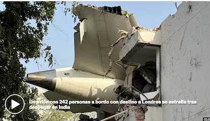 ACCIDENTE AÉREO EN INDIA: BOEING 787