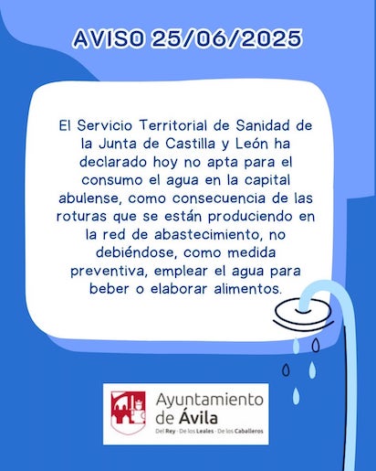 AVILA SIN AGUA POTABLE