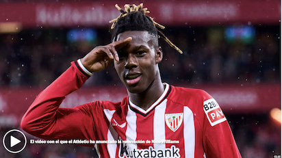 NICO WILLIAMS SE QUEDA EN EL ATHLETIC
