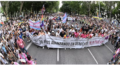 MANIFESTACIÓN LGTBIQ+ EN MADRID