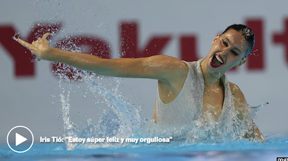 ORO EN NATACION SINCRONIZADA: IRIS TÍO