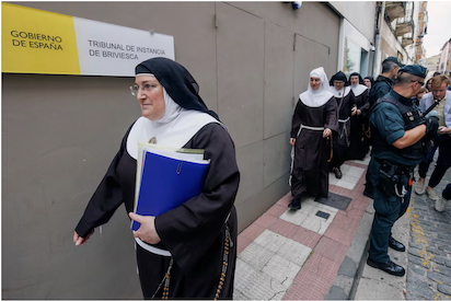 LAS EXMONJAS DE BELORADO A LA CALLE: ORDEN JUDICIAL