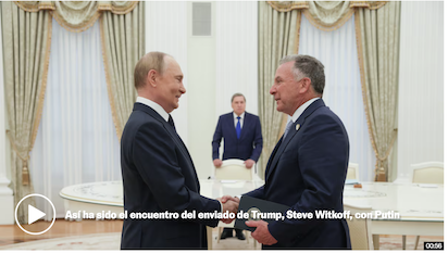 REUNIÓN DE ENVIADO DE TRUMP CON PUTIN… PARECEN AMIGABLES