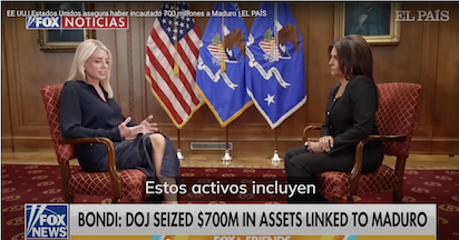 ESTADOS UNIDOS CONSIDERA “CRIMEN ORGANIZADO” AL REGIMEN DE MADURO