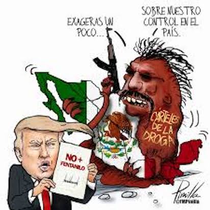 TRUMP: LUCHAR CONTRA EL NARCO EN EL EXTRANJERO