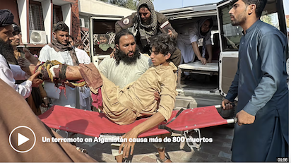 TERREMOTO EN AFGANISTAN… ¿LES MANDARÁN AYUDA?